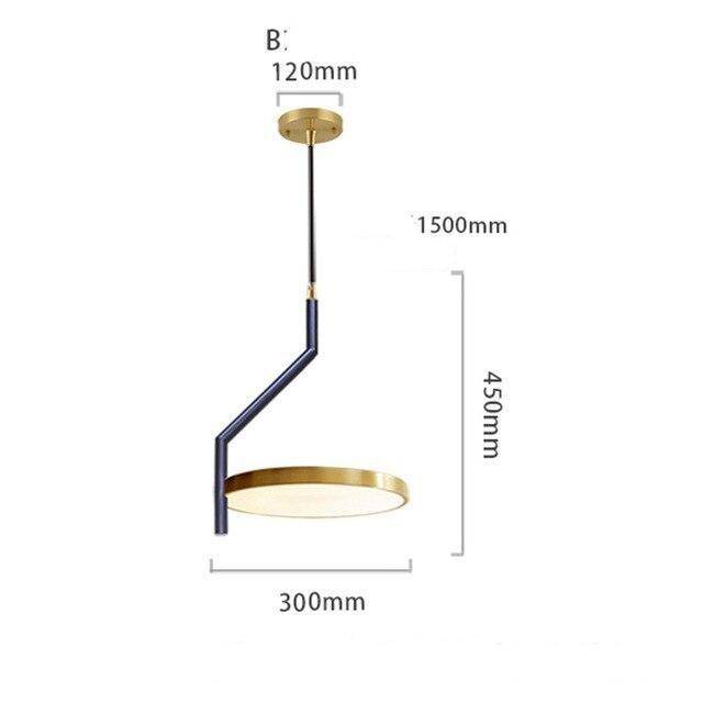 Suspension LED Gold Circle Creative. | Marco Lucetti B