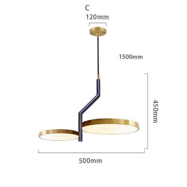 Suspension LED Gold Circle Creative. | Marco Lucetti C