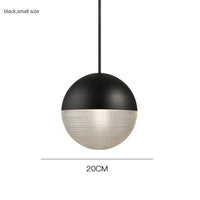 Suspension LED Goldy - Design métal boule | Marco Lucetti Noir / 20cm