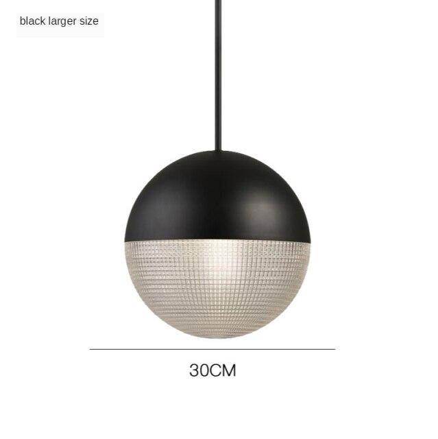 Suspension LED Goldy - Design métal boule | Marco Lucetti Noir / 30cm