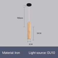 Suspension LED Grain de Bois - Style Nordique Moderne | Marco Lucetti A / Blanc froid