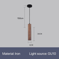 Suspension LED Grain de Bois - Style Nordique Moderne | Marco Lucetti B / Blanc froid