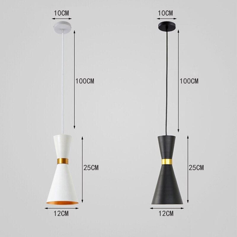 Suspension LED Horloge Métallique Gadea | Marco Lucetti
