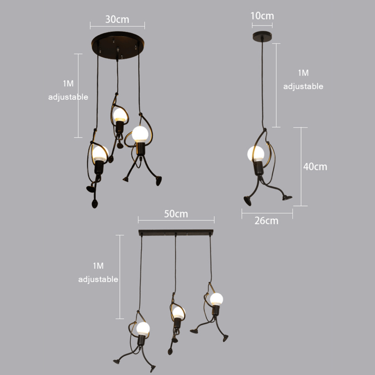 Suspension LED "Human" - Design et originalyahuttité | Marco Lucetti