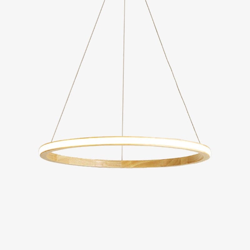 Suspension LED Ibarne en bois lumineux | Marco Lucetti