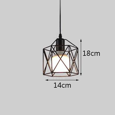 Suspension LED Industrial Cage Formes Variées | Marco Lucetti H