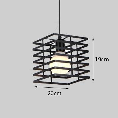 Suspension LED Industrial Cage Formes Variées | Marco Lucetti O