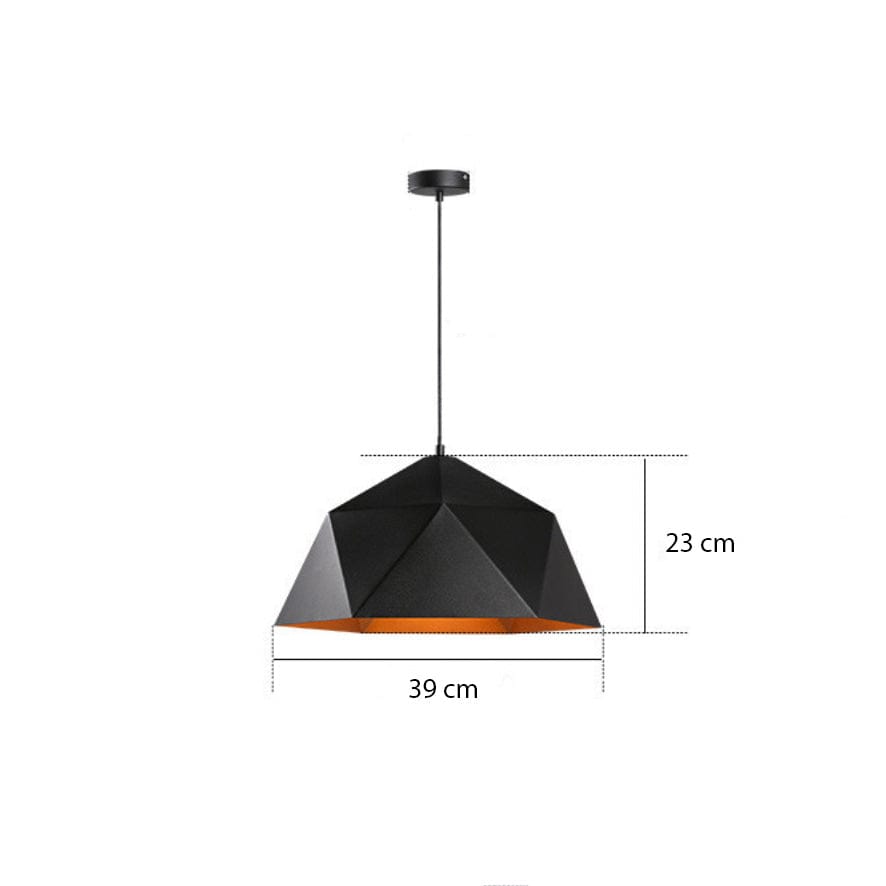 Suspension LED Industriel Géométrique | Marco Lucetti