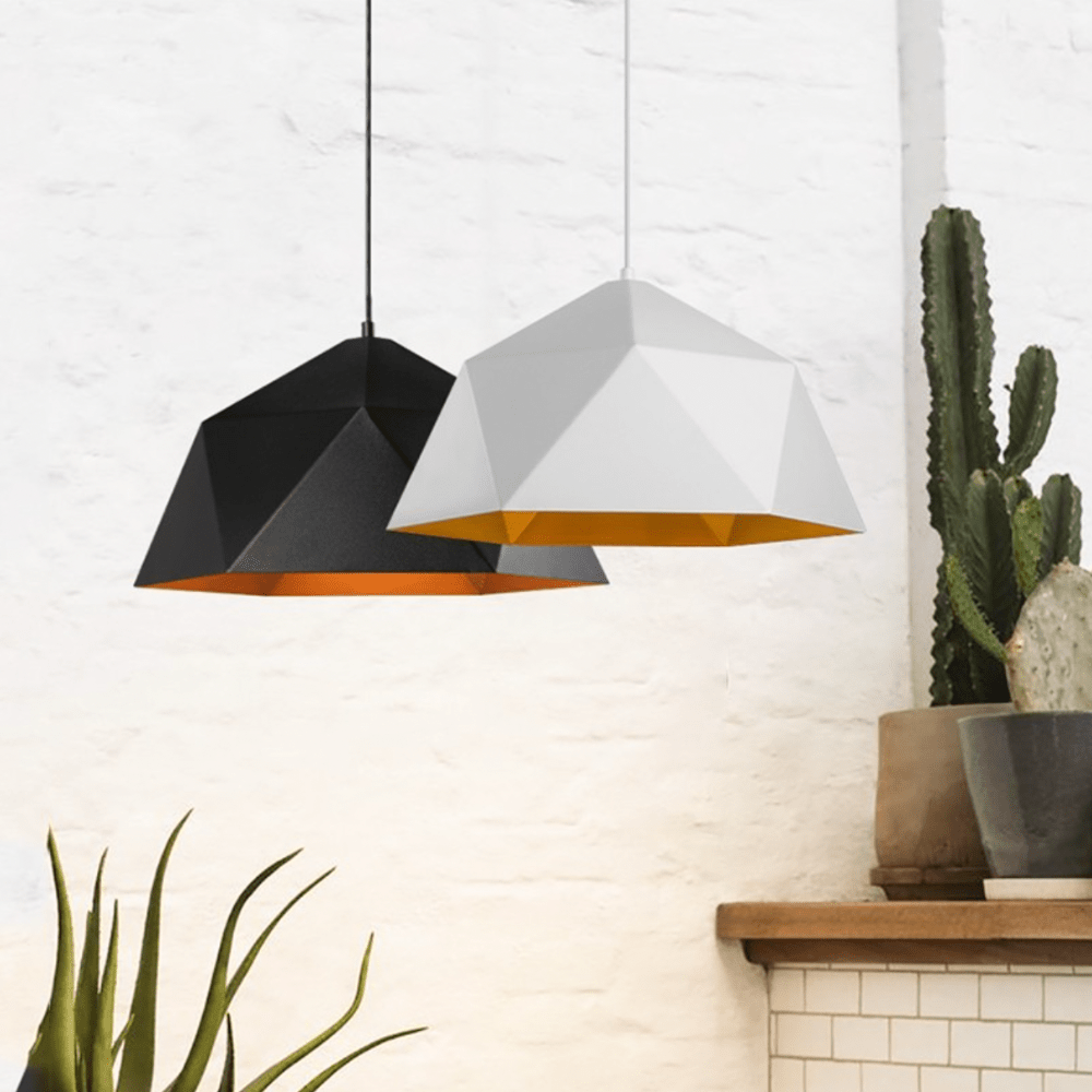 Suspension LED Industriel Géométrique | Marco Lucetti