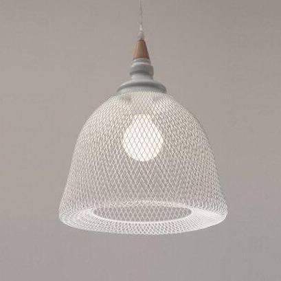 Suspension LED industrielle avec abat-jour blanc | Marco Lucetti A