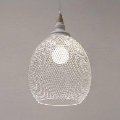 Suspension LED industrielle avec abat-jour blanc | Marco Lucetti B