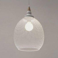 Suspension LED industrielle avec abat-jour blanc | Marco Lucetti B