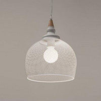 Suspension LED industrielle avec abat-jour blanc | Marco Lucetti C