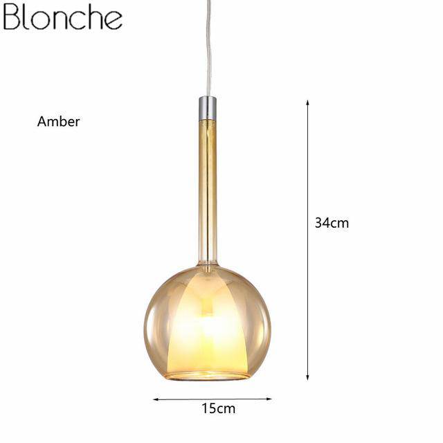Suspension LED industrielle Design Décor | Marco Lucetti Ambre