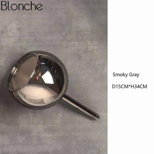 Suspension LED industrielle Design Décor | Marco Lucetti Gris fumé