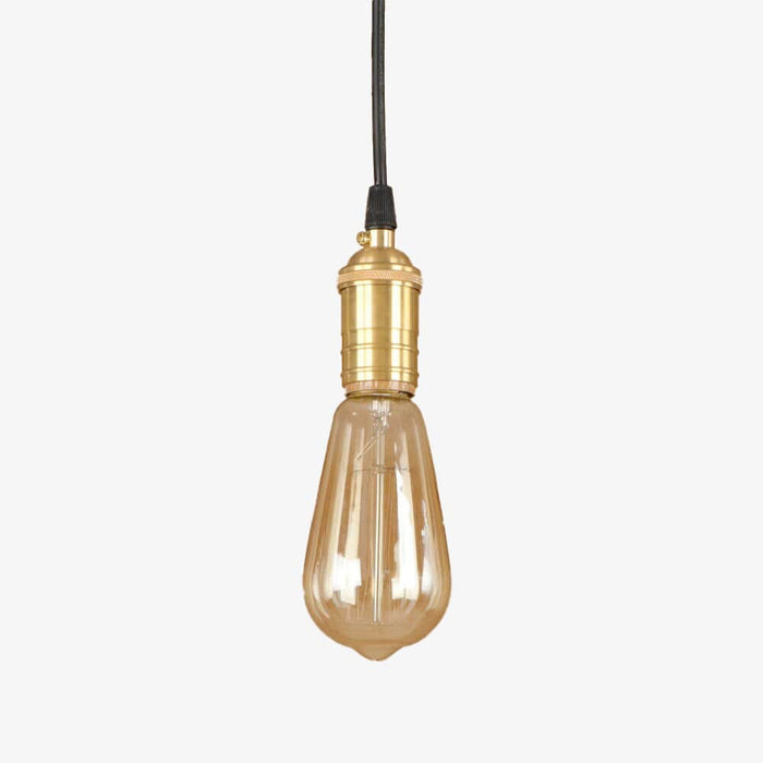 Suspension LED industrielle dorée Rayene | Marco Lucetti A / China