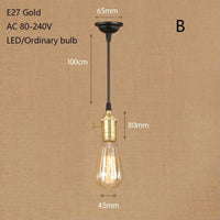 Suspension LED industrielle dorée Rayene | Marco Lucetti B / China