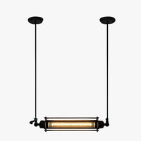 Suspension LED industrielle Edison en métal | Marco Lucetti