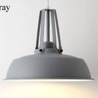 Suspension LED industrielle en métal. | Marco Lucetti Gris