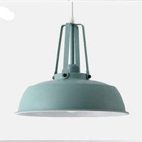 Suspension LED industrielle en métal. | Marco Lucetti Vert