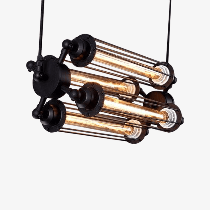 Suspension LED industrielle métal rétro | Marco Lucetti