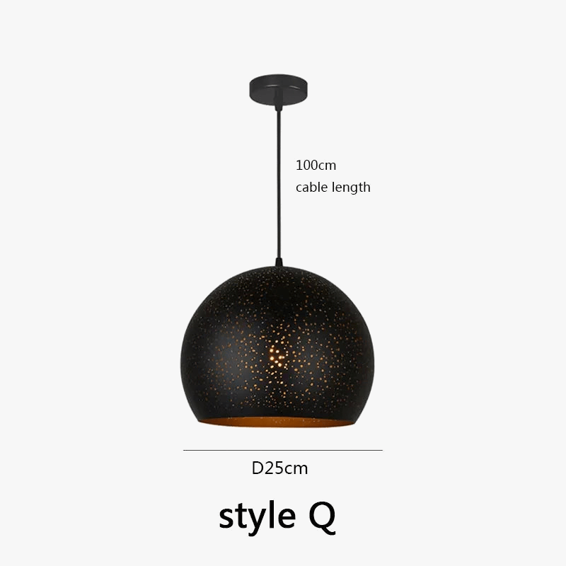 Suspension LED Industrielle Rétro Art Décoratif | Marco Lucetti