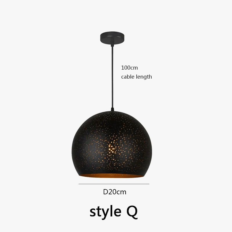 Suspension LED Industrielle Rétro Art Décoratif | Marco Lucetti