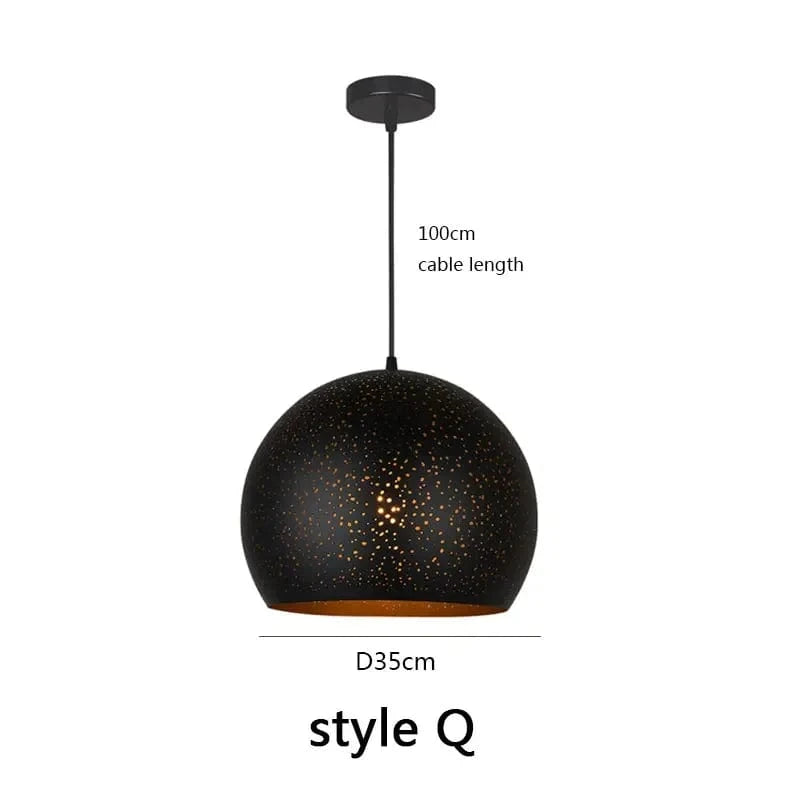 Suspension LED Industrielle Rétro Art Décoratif | Marco Lucetti Q-D35cm / Blanc froid