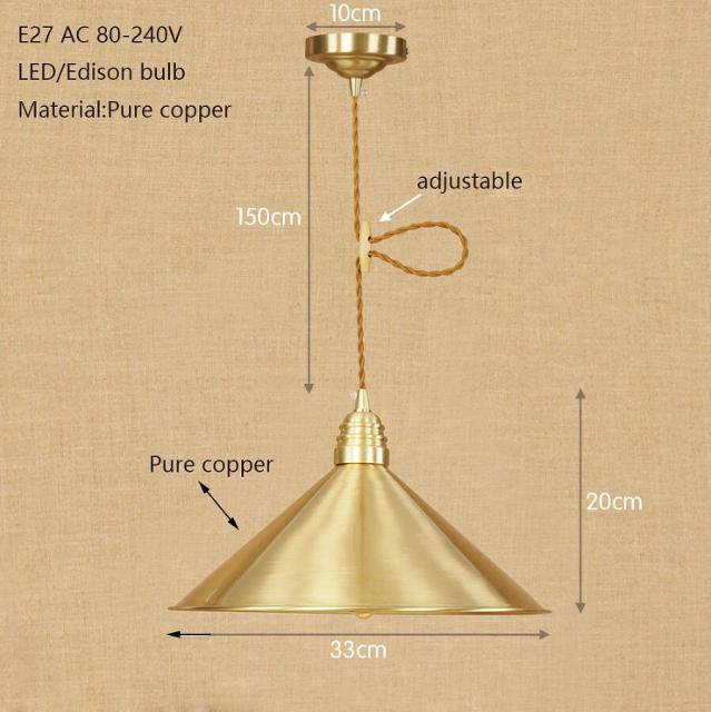 Suspension LED Iron Loft - Élégance Dorée | Marco Lucetti M