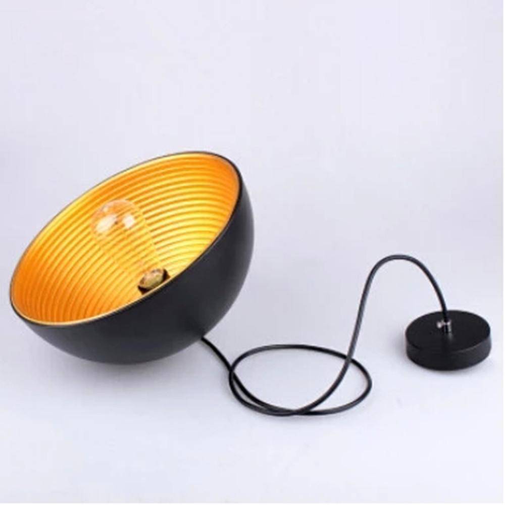 Suspension LED « Island Style » en métal avec abat-jour arrondi | Marco Lucetti