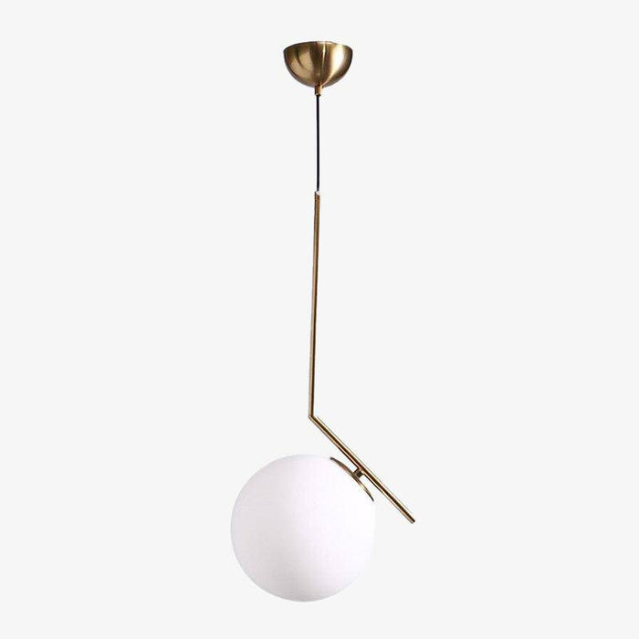 Suspension LED Italia dorée en verre | Marco Lucetti