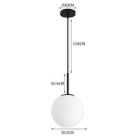 Suspension LED Italia dorée en verre | Marco Lucetti C - Noir / Chaude