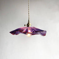 Suspension LED Japonaise Retro | Marco Lucetti Violet