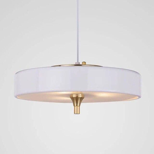 Suspension LED Juna en métal circulaire | Marco Lucetti Blanc / Chaude