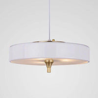 Suspension LED Juna en métal circulaire | Marco Lucetti Blanc / Chaude