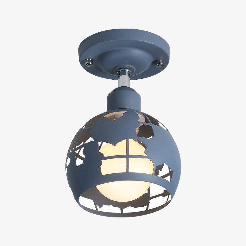 Suspension LED Kids - Style moderne en métal coloré | Marco Lucetti Bleu