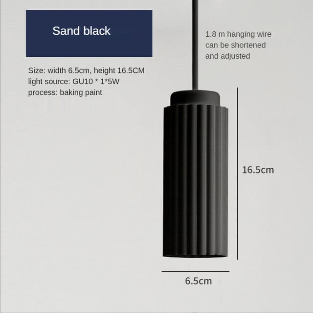 Suspension LED Kinna Illuminate | Marco Lucetti Noir