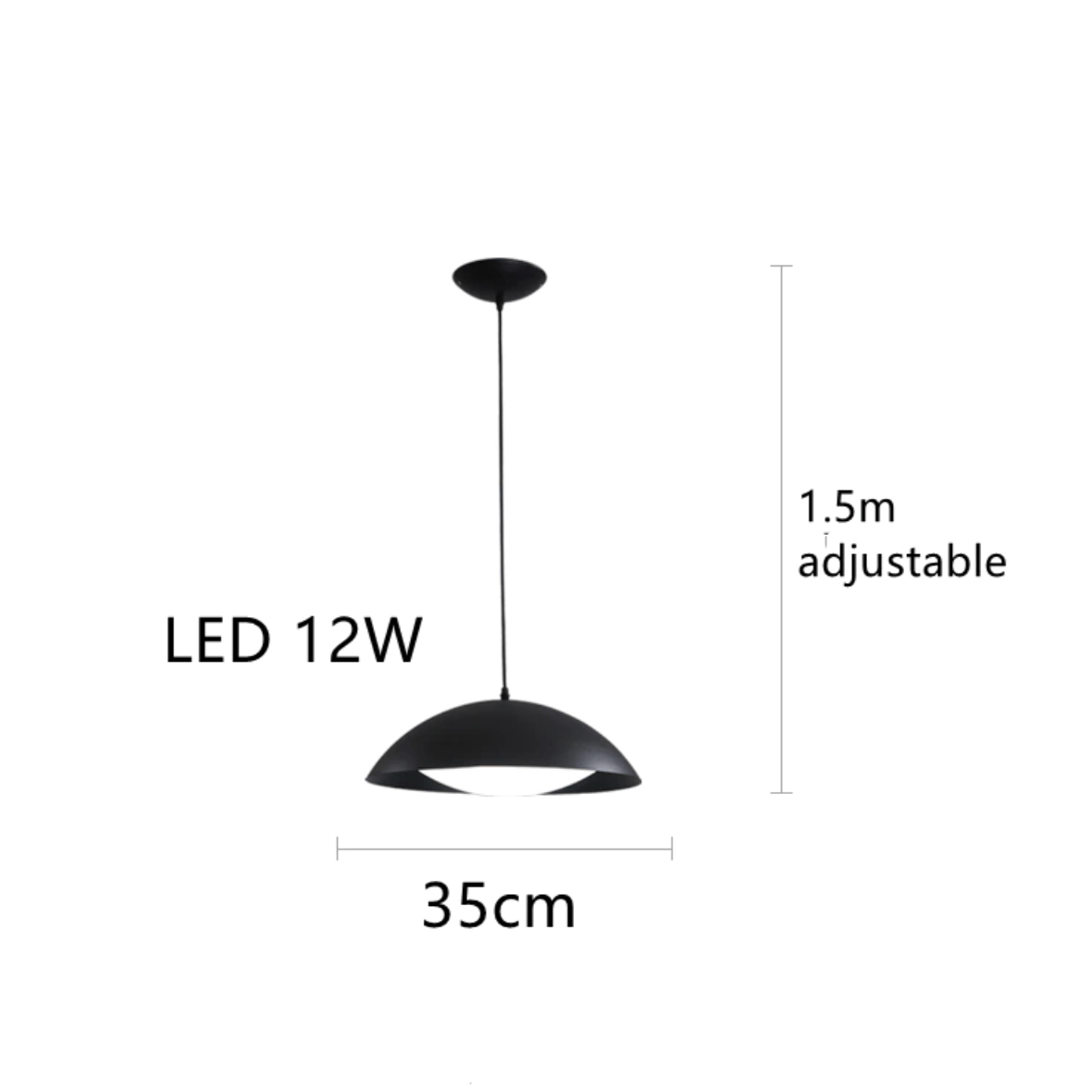 Suspension LED Koleen en métal - Style Moderne | Marco Lucetti