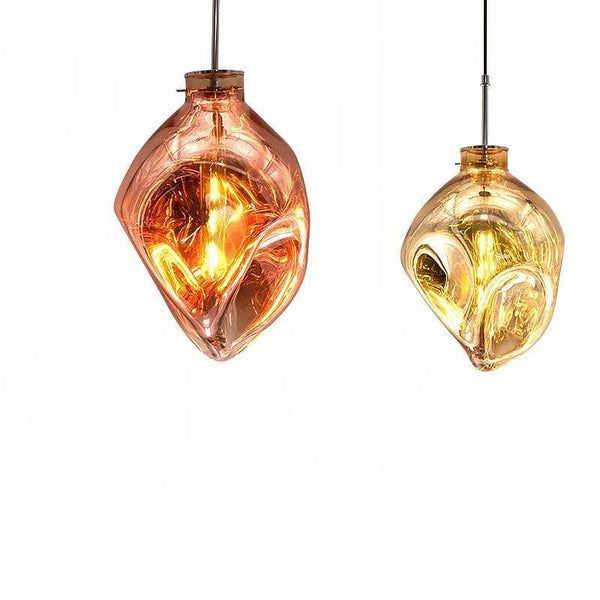 Suspension LED Lava en verre coloré | Marco Lucetti