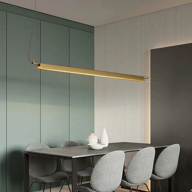 Suspension LED linéaire moderne par Styliste Luminescent | Marco Lucetti