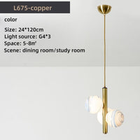 Suspension LED Lluna avec 3 globes en verre modernes | Marco Lucetti