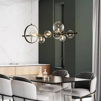 Suspension LED Loft avec sphères en verre variées | Marco Lucetti