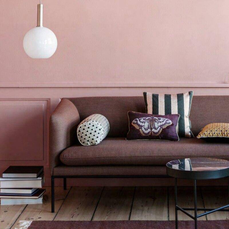 Suspension LED Loft : design moderne, abat-jour oval blanc, métal doré. | Marco Lucetti