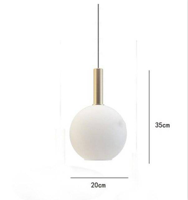Suspension LED Loft : design moderne, abat-jour oval blanc, métal doré. | Marco Lucetti B