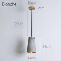 Suspension LED Loft en Ciment | Marco Lucetti