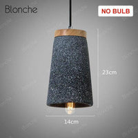 Suspension LED Loft en Ciment | Marco Lucetti Noir