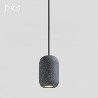 Suspension LED Loft en fausse pierre naturelle | Marco Lucetti Gris foncé