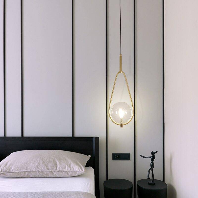 Suspension LED Loft en verre et métal Brillant | Marco Lucetti