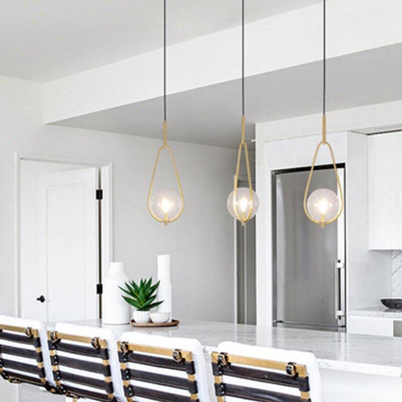 Suspension LED Loft en verre et métal Brillant | Marco Lucetti