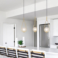 Suspension LED Loft en verre et métal Brillant | Marco Lucetti